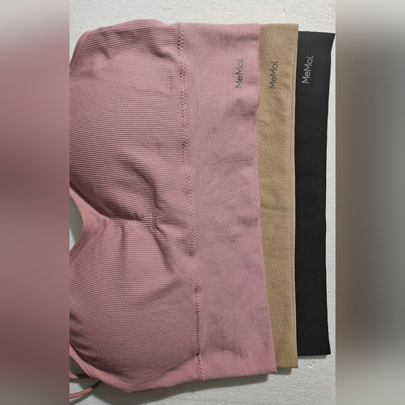 🩷💙MeMoí Seamless Everyday Bralette 3pieces💚🩷 - Picture 3 of 12